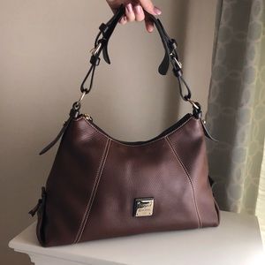 Dooney & Bourke Brown Leather Hobo Bag